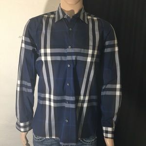 Authentic Burberry men’s button up shirt